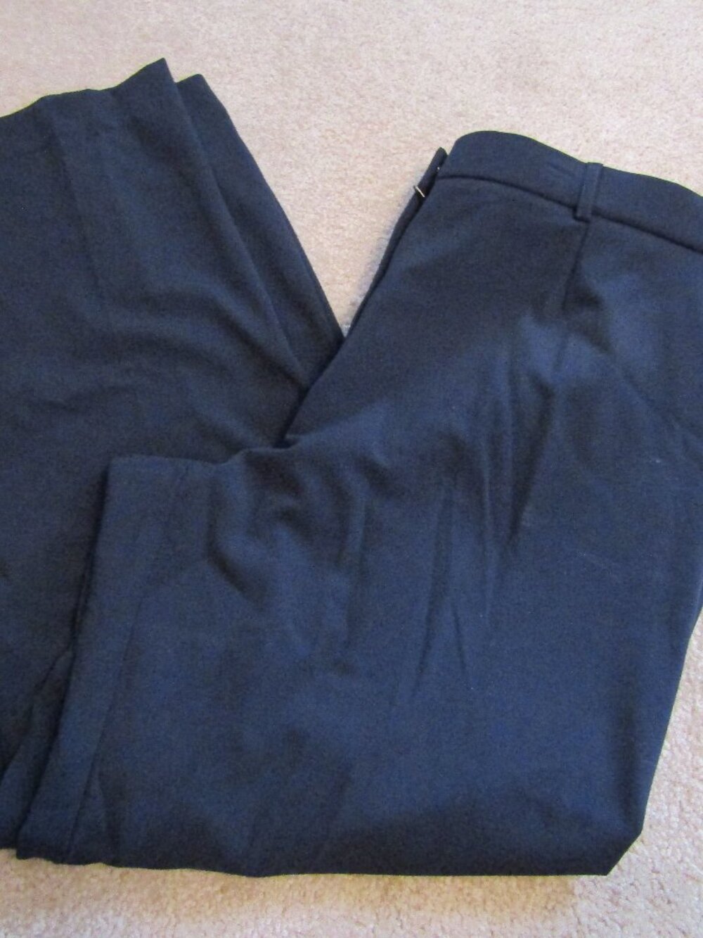 Napa Valley Navy Pull On Cropped Tapered Pants Plus Size 20W NWT